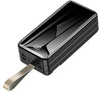 Power Bank,Portable Charger 60000Mah Portable Charger Fast Charging With Led Digital Display And Flashlight, Three Inputs And Four Outputs Backup Battery For Smartphones, s And More Us