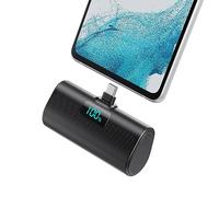 Power Bank Portable Charger for iPhone,Upgraded 6000mAh PD USB C Fast Charging Battery Pack,Ultra-Compact Powerbank Compatible with iPhone 17/16/15 Series,Samsung S25/24 Series,Huawei etc-Black