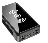 Power Bank, Portable Charger Solar 100000Mah/Solar Powered/Solar Rechargeable/Mobile Cell Phone Portable s,Black