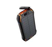 Power Bank，PowerBank，26800Mah Solar Charger with Camping Flashlight Portable Charger Mobile Phone Pover Bank,Orange