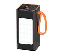 Power Bank,PowerBank, 30000Mah-50000Mah-100000Mah Fast Charging with Built-In Cable Large Capacity Outdoor Camping Lamp Mobile Power Supply,50000mAh