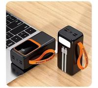 Power Bank,PowerBank, 50000mAh Super Fast Charging Display Screen and Flashlight with 4-way Output and 2-way Input Fast Charging Large Capacity Mobile Phone Battery Suitable for Smartphones