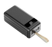 Power Bank,PowerBank 60000 Ma PowerBank/Outdoor High Power PowerBank/The Portable External Battery Is Compatible With 99% Of The Electronic Devices On The Market,Black