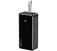 Power Bank,PowerBank, 60000Mah 22.5W PD 18W Portable Charger 7 Ports High Speed Battery Pack USB C Phone Charger Backup Battery with Intelligent LCD Compatible with 99% of USB Devices,Black,