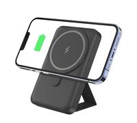 Power Bank,PowerBank/Bracket magnetic three-in-one watch earphones wireless charging mobile power supply PD two-way fast charging(10000mAh/blue)