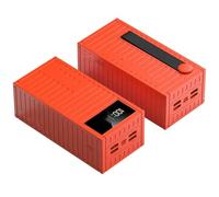 Power Bank,PowerBank,For Fast Charging Portable Charger 50000 Mah Large Capacity Container Type Universal Mobile Mobile Phones For Smartphones And More(30000mAh/Red)