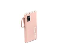Power Bank，PowerBank， Mini Comes With Four-wire 20000 MAh Large Capacity PD66W Super Fast Charging durable (Color : Pink, Size : 10000mAh)