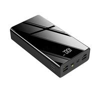 Power Bank，PowerBank， Mobile Cell Phone Portable 40000Mah Charger Phone Battery High Capacity Usb Portable Charger s/Usb C,Black