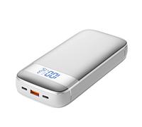 Power Bank，PowerBank， PD100W Fast Charging 20000 mAh Portable Large Capacity Suitable for Charging s, Mobile Phones and,White