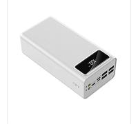 Power Bank,PowerBank Phone Portable 50000Mah Charger Phone Battery High Capacity Usb Portable Charger s/Usb C,White,50000Mah
