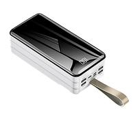 Power Bank,PowerBank Phone Portable 80000Mah /Usb C Portable Charger s/The Portable External Battery Is Compatible With 99% Of The Electronic Devices On The Market,White