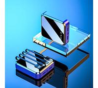 Power Bank，PowerBank， Portable Charger Fast Charging External Battery Pack Mini 20000 mAh/slim usb c/mobile cell phone portable s/small mini,Blue,2