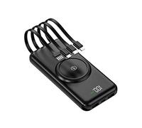 Power Bank，PowerBank， Portable Charger Fast Charging External Battery Pack Portable with own cable/mobile cell phone portable 20000mah /slim high capacity pow