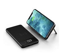 Power Bank,PowerBank Qi Wireless, 10000mAh Portable Quick Charger Battery Pack with LED Display and Dual USB Compatible XS/XR/XS Max/8/8 Plus and All Qi-Enabled DeviceMore