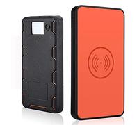 Power Bank,PowerBank Qi Wireless Portable Charger 10000mAh External Battery Pack,with 3 Outputs and LED prompt light Devices, Orange