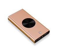 Power Bank,PowerBank Qi Wireless Portable Charger, 10000mAh Wireless Charger Battery Pack with Dual USB and LED Flashlight Compatible XS/XR/XS Max/8/8 Plus and All Qi-Enabled DeviceMore