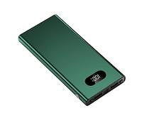 Power Bank，PowerBank， Super Fast Charging PD25W Thin Aluminum Alloy 20000 MAh durable (Color : Green, Size : 10000mAh)