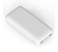 Power Bank，,PowerBank Usb C Portable Charger s 30000Mah Phone External Battery Compatible With 99% Of Usb Devices On The Market,White