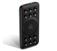 Power Bank,PowerBank Wireless, 10000mAh Quick Charger External Battery Pack with Dual Input, 4 Output and Suction Cup Compatible Qi Enabled Smartphones Support 18W PD, QC 3.0, Black