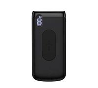 Power Bank,PowerBank Wireless Portable Charger, 10000mAh Fast Charging Battery Pack with LED Display and Dual Ports 2.1A Output Compatible XS/XS Max/XR/X/8/8 Plus and All Qi-enabled Devic