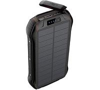 Power Bank Solar Wireless Portable Charger External Battery Pack Fast Charging Waterproof Mobile Phone Charger 26800Mah Black,Black