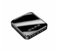 Power Bank， The Smallest and Lightest 20000mAh External Battery Ultra-Compact High-Speed Charging Technology Portable Charger Suitable for mobile phones, computers, etc.,Black,10000mAh