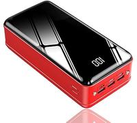 Power Bank， U200EU200EU200E 50000Mah External Battery Portable, High Speed Charging External Backup Battery For Mobile Phone,Red