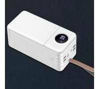 Power Bank， Usb C 100000Mah /Mobile Cell Phone Portable Charger Phone Battery High Capacity,White
