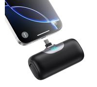 Power Bank USB C 5500 mAh, Mini Powerbank Small But Strong 20 W PD 4.0 A Fast Charging Portable External Battery with LED Display Compatible with iPhone 16/15, Samsung S24/23, Huawei, Android Phones