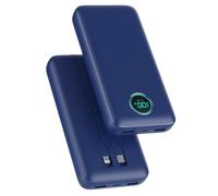 Power Bank USB C with Cable 26800 mAh, PD 25 W QC4.0 Quick Charge Power Bank, 5 Outputs External Mobile Phone Batteries, Portable Charger with LED Display, Compatible with iPhone 17/16/15, Samsung