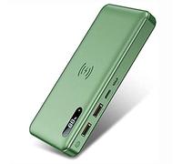 Power Bank,Wireless 30000Mah PD 65W/15W Portable Charger QC3.0/QC4.0/SCP Fast Charging with 2 Input And 3 Output (Qi & USB C) External Battery for Phones, Tabletsore,Black