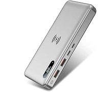 Power Bank,Wireless 50000Mah PD 65W/15W Portable Charger QC3.0/QC4.0/SCP Fast Charging with 2 Input And 3 Output (Qi & USB C) External Battery for Phones, Tablets,Green