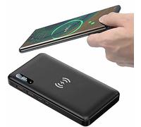 Power Bank Wireless Power Bank 50000Mah PD 65W/15W Portable Charger 3.0/4.0/SCP Fast Charging with 2 Input And 3 Output (& USB C) External Battery for Phones, Tablets And More,Black