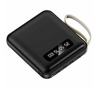 Power Bank with Built in Cables, 20000mAh Slim Portable Charger LED Display, Small External Battery Pack with 1 Inputs and 3 Outputs Phone
