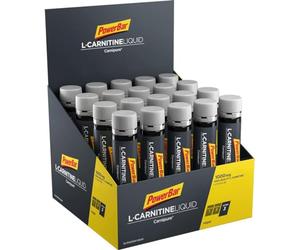 Power Barr L-Carnitine Liquid Ampoules 20x25ml - Food supplement with 1000 mg L-carnitine and Vitamin B6
