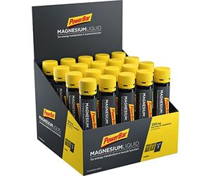 Power Barr Magnesium Liquid Ampoules 20X25ml - Food Supplement with 250 mg Magnesium