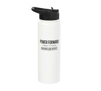 Power Basketball Forward Position - REBOUNDS and Respect Stainless Steel Insulated Water Bottle