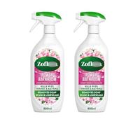Power Bathroom Spray 800ml x Pack of 2 - Sweet Freesia & Jasmine - One Bottle Kills 99.9% of Bacteria and Cuts Through Grease and Grime - Removes Soap, Scum & Limescale