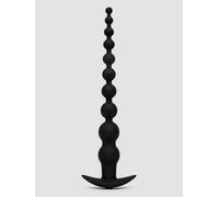Power Beads X-10 Vibrating Rechargeable Anal Beads - Black Black