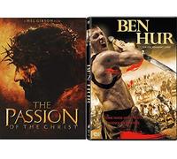 Power Betrayal & Revenge - Ben Hur Epic Mini Series Event & The Passion of the Christ 2-DVD Film Bundle