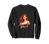 Power Bloom March 8 Empowerment Art Sweatshirt