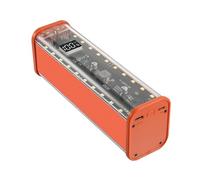 Power Box Box 18650 Battery Holder 8Slot Easy Swaps Design High Efficiency Charging Digital Display Screen