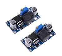 Power Buck Module, DC-DC Converter 3.2V ~ 35V Input LM2596 Variable 3A 2pcs for Low Voltage Battery Charging System