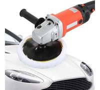 Power Buffer Polisher Kit, 1400W Rotary Buffers with Efficient Heat Dissipation, Double Switch, Detachable Handle, 8 Variable Speeds for Car Polishing, Buffing, Waxing, Sanding