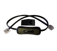 Power Button On/Off Disconnect Switch for Telephone Land Line Phone Cord Cable