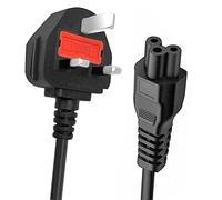 Power Cable 3 Pin Power Leads Cords Replacement for Laptop Adapter Charger Scanners Printers Electric Equipment 1.8m