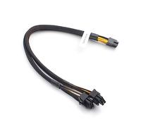 Power Cable 8pin to Dula 6+2pin Power Adapter Cable for Dell PowerEdge R530 R720 R720XD R730 R730XD T620 T630 T640 and NVIDIA Tesla GPU J30DG, Cable Length 35cm