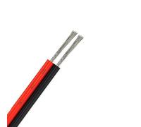 Power Cable, Accessories Cable, RGB 5050 Light Cable 5/10/100m 2Pin Electrical Wire 22AWG Black Cable LED Connector Electric Cable(20AWG,10m)