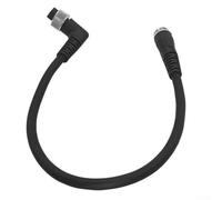 Power Cable Adapter 2 Hole Elbow Style for DAIWA Fishing Reel Battery Connection with PVC and Copper Construction for Extended Service Life (12 oclock)