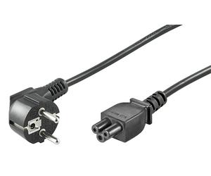 Power cable bulk, CEE 7/7 plug > IEC 320-C5 jack NK 114 S-180 1.8m BLACK